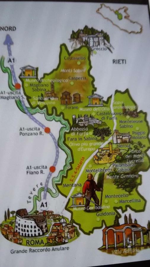 B&B In Sabina Poggio Nativo Zewnętrze zdjęcie